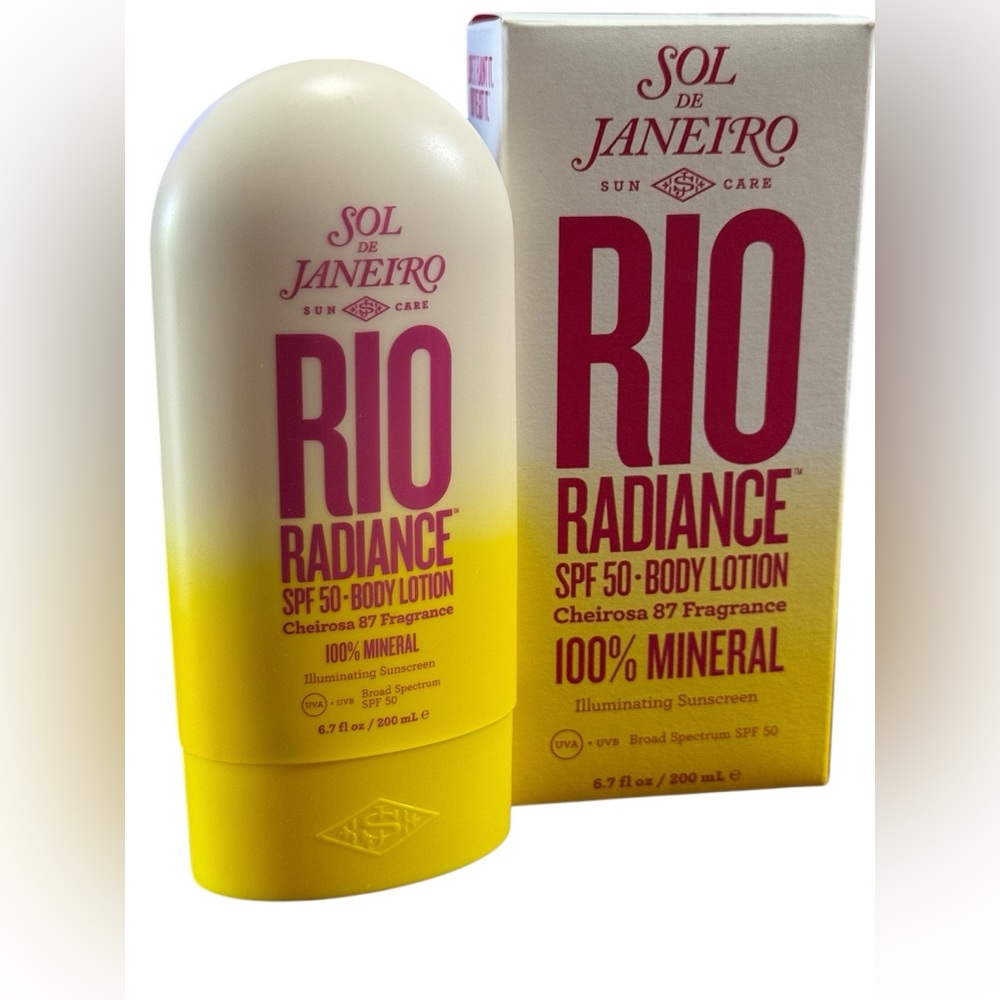 Sol De Janeiro Rio Radiance Illuminating Sunscreen SPF 50 Body Lotion 6.7oz New